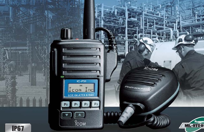 IC-F61艾可慕防爆對講機 IC-F61艾可慕防爆對講機